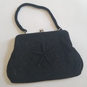 VTG fully beaded handbag
